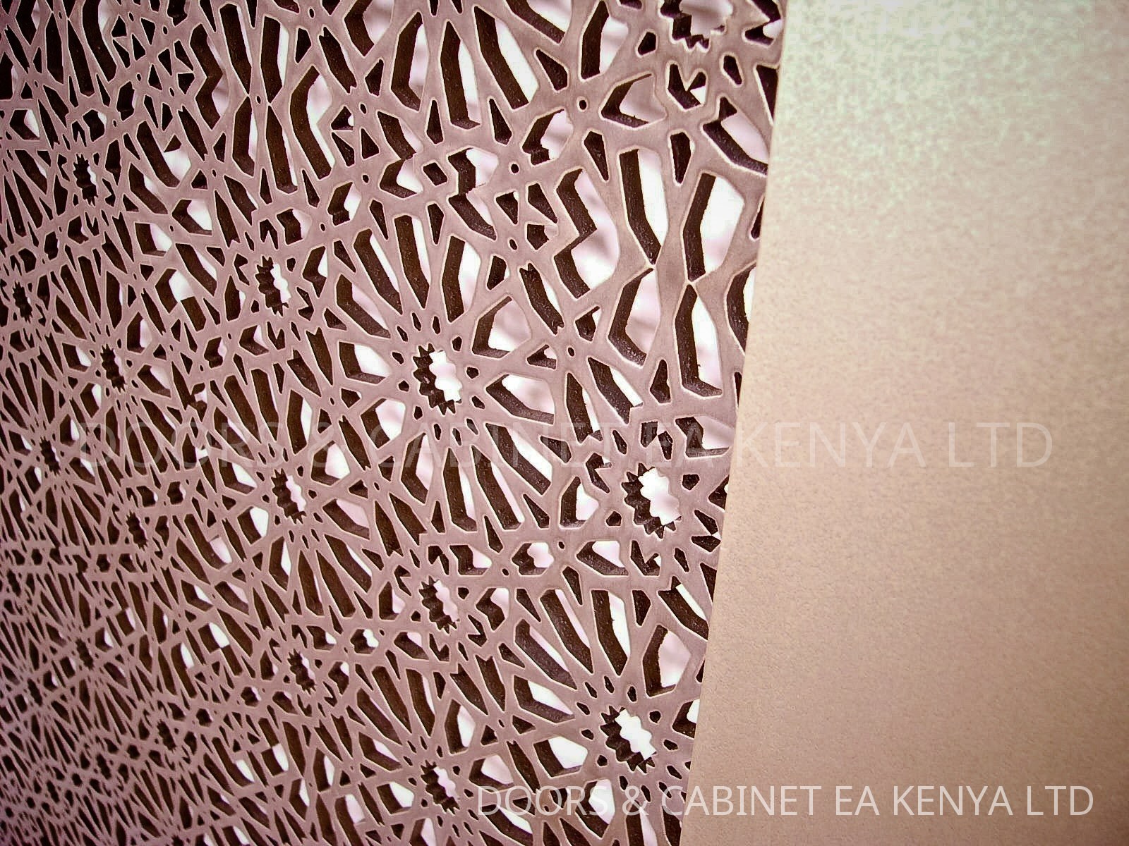 Laser-Cut Screen Detail — Carved & Fretwork Panels