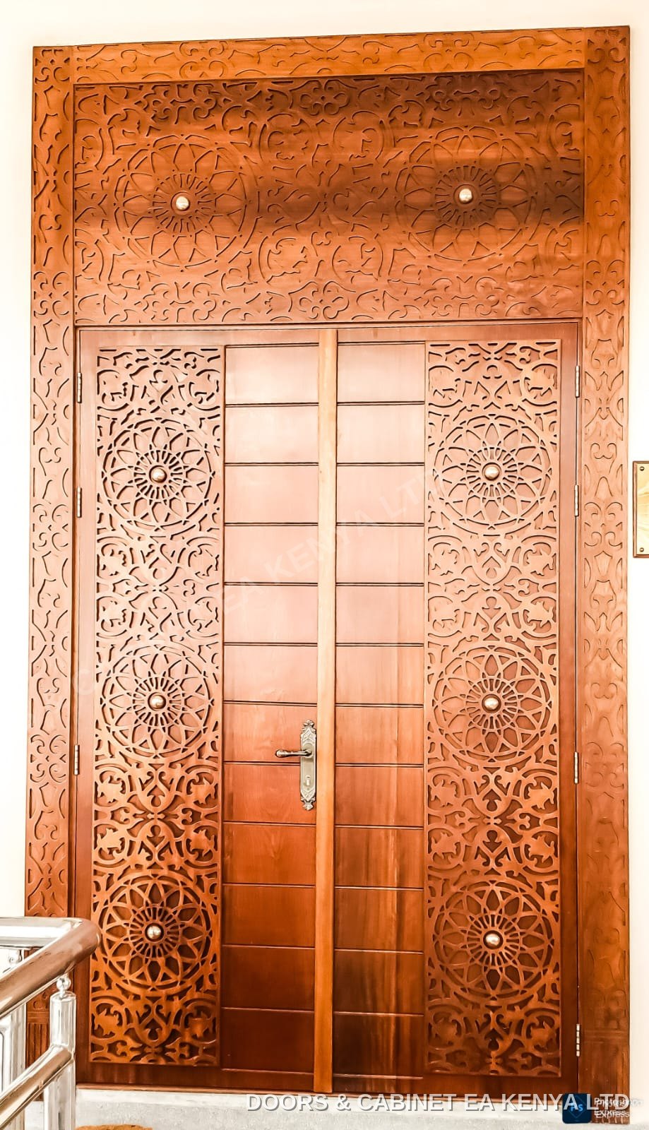 Carved & Fretwork Panels made by Doors and Cabinet EA, Mombasa